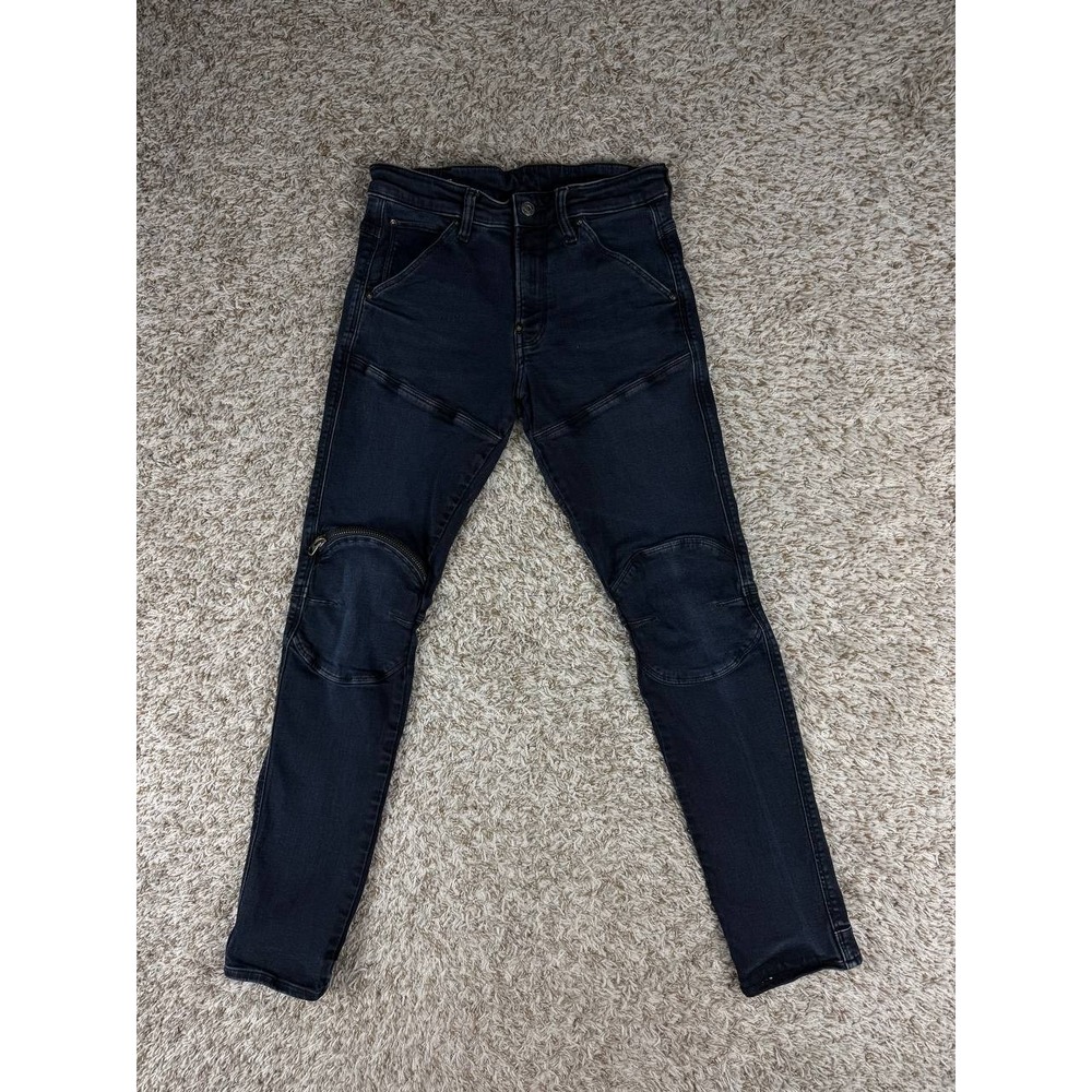G-Star RAW 5620 3D Zip Knee Skinny Denim Blue Jeans Men's Size 29x32